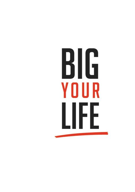 Roger Basler: Big Your Life, Buch