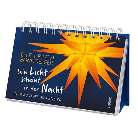 Dietrich Bonhoeffer: Aufsteller »Sein Licht scheint in der Nacht«, Buch