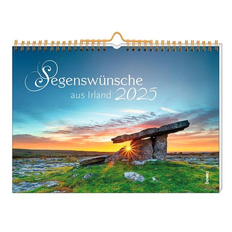 Segenswünsche aus Irland 2025, Kalender