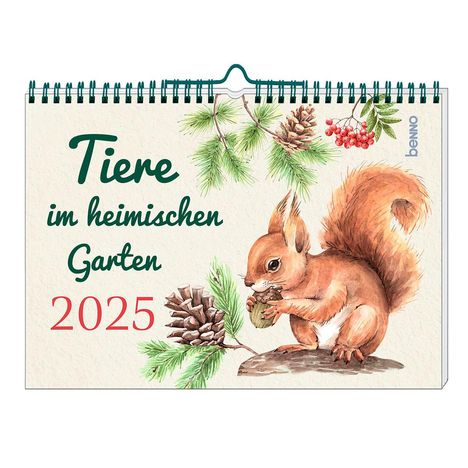 Tiere in der heimischen Natur 2025, Kalender