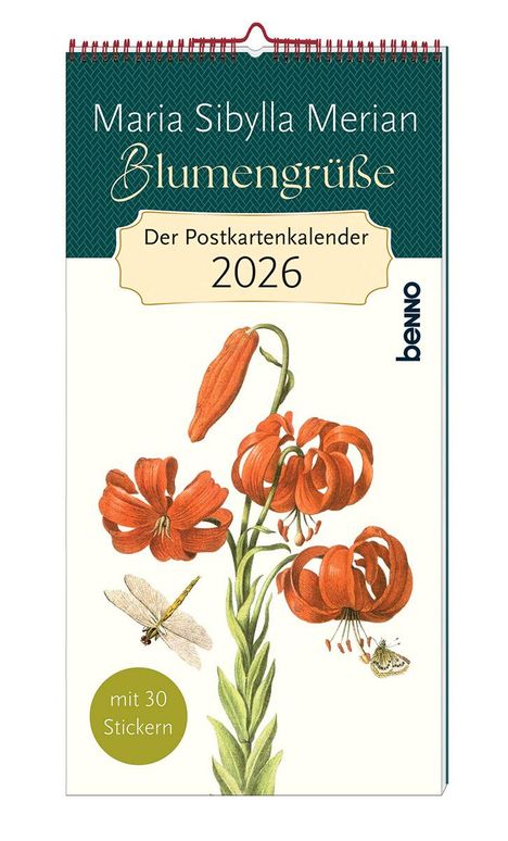 Blumengrüße 2026, Kalender