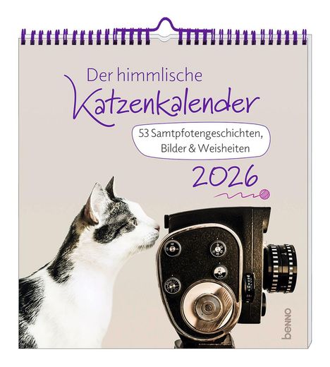 Heike Wendler: Der himmlische Katzenkalender 2026, Kalender