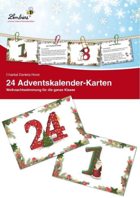 Chantal Daniela Horst: Horst, C: 24 Adventskalender-Karten (KS), Buch
