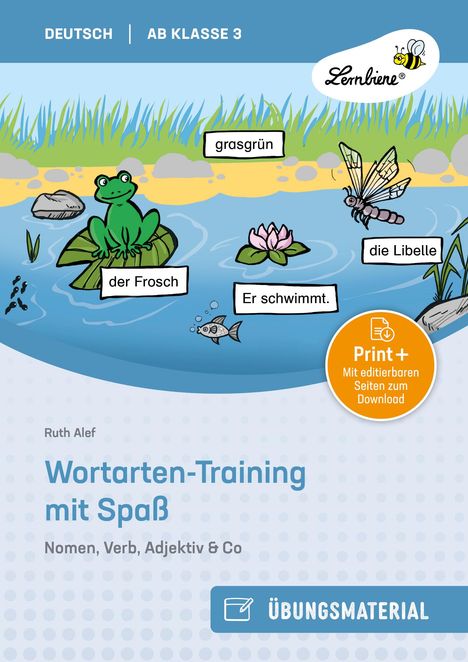 Ruth Alef: Wortarten-Training mit Spaß - Nomen, Verb, 1 Buch und 1 Diverse