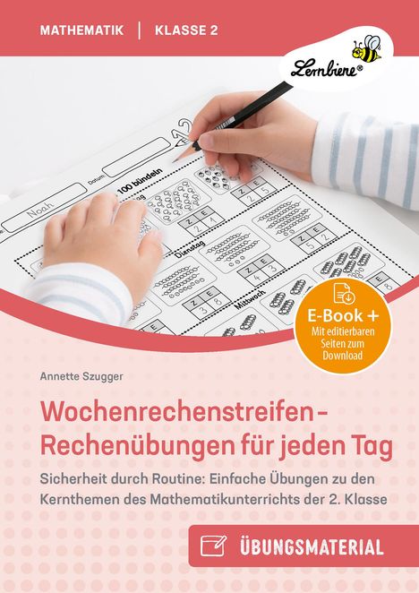 Annette Szugger: Wochenrechenstreifen - Rechenübungen für jeden Tag, 1 Buch und 1 Diverse