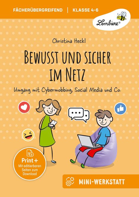 Christina Heckl: Bewusst und sicher im Netz, 1 Buch und 1 Diverse