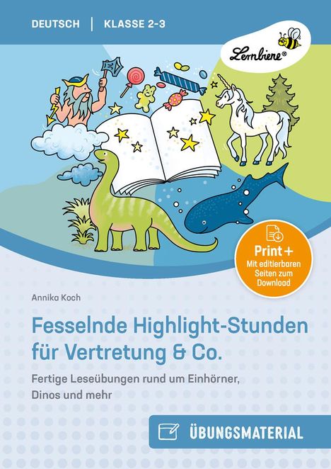 Annika Koch: Fesselnde Highlight-Stunden für Vertretung &amp; Co., 1 Buch und 1 Diverse