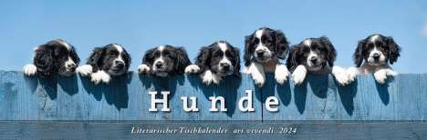 ars vivendi verlag: Literarischer Tischkalender Hunde 2024, Kalender