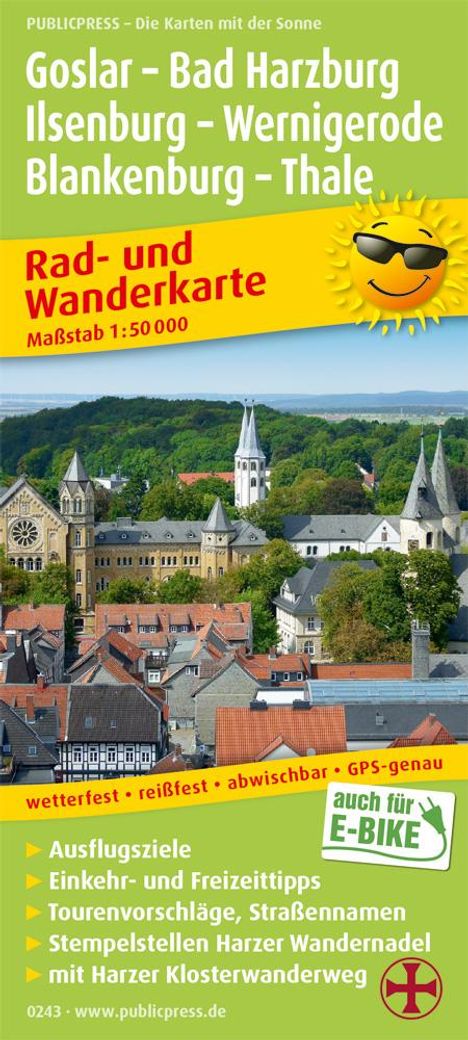 Goslar - Bad Harzburg - Ilsenburg - Wernigerode, Blankenburg - Thale, Karten