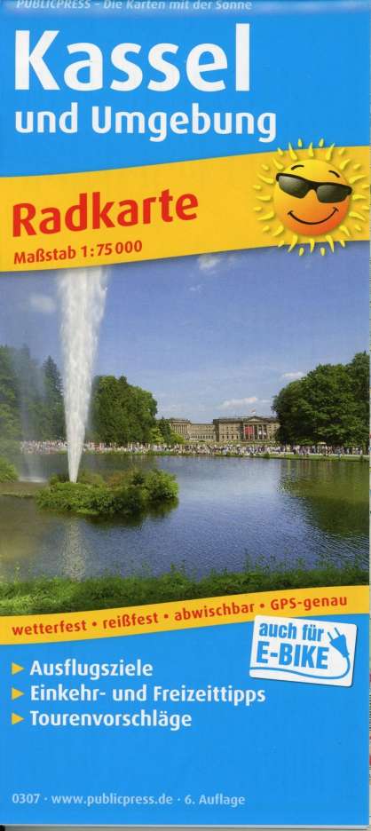 Kassel und Umgebung 1:75 000, Karten
