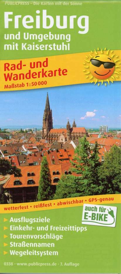 Freiburg und Umgebung mit Kaiserstuhl 1:50 000, Karten