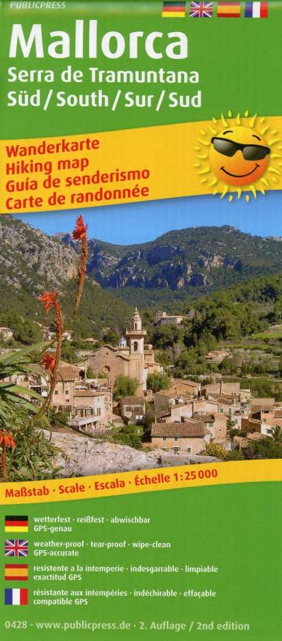 Mallorca - Serra de Tramuntana Sur/Süd /South/Sud 1:25 000, Karten