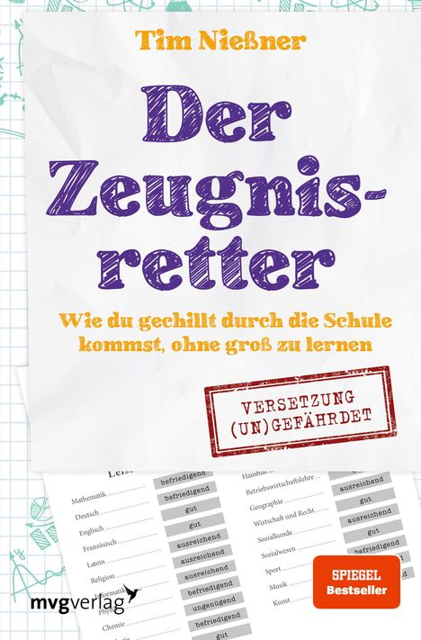 Tim Nießner: Der Zeugnisretter, Buch