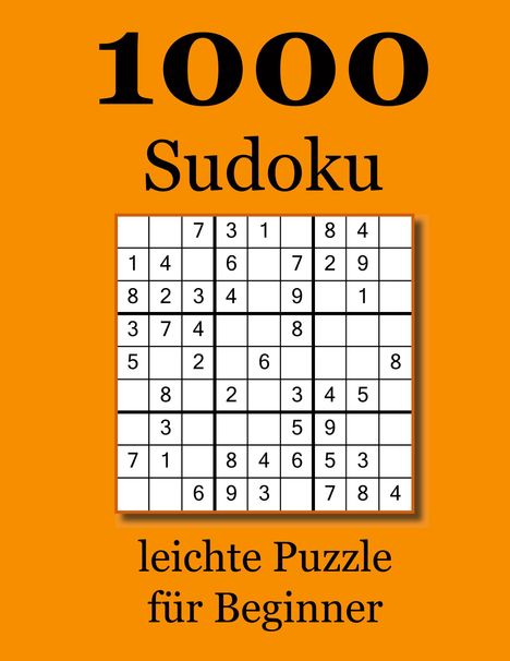 David Badger: 1000 Sudoku leichte Puzzle für Beginner, Buch