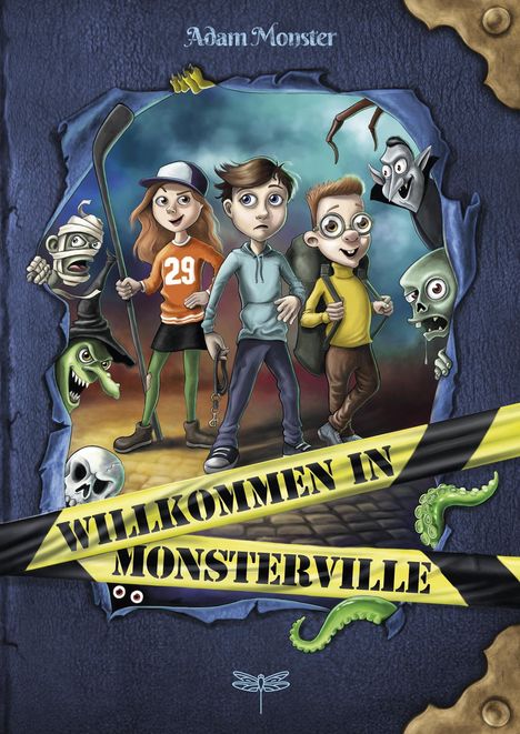 Adam Monster: Monster, A: Willkommen in Monsterville, Buch