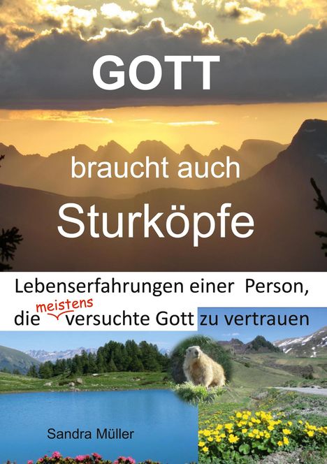 Sandra Müller (geb. 1967): Gott braucht auch Sturköpfe, Buch