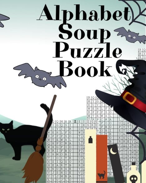 Boo Spooky: Alphabet Soup Puzzle Book, Buch