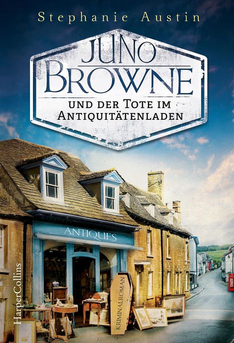 Stephanie Austin: Juno Browne und der Tote im Antiquitätenladen, Buch