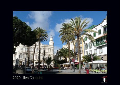 Iles Canaries 2020 - Édition noire - Calendrier mural Timokrates, calendrier photo, calendrier photo - DIN A3 (42 x 30 cm), Kalender