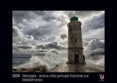 Marsiglia - antica città portuale francese sul Mediterraneo 2020 - Edizione Nera - Timokrates calendari da parete, calendari fotografici - DIN A4 (ca. 30 x 21 cm), Diverse