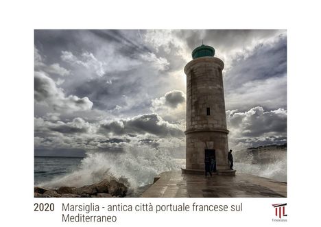 Marsiglia - antica città portuale francese sul Mediterraneo 2020 - Edizione Bianca - Timokrates calendari da parete, calendari fotografici - DIN A4 (ca. 30 x 21 cm), Diverse
