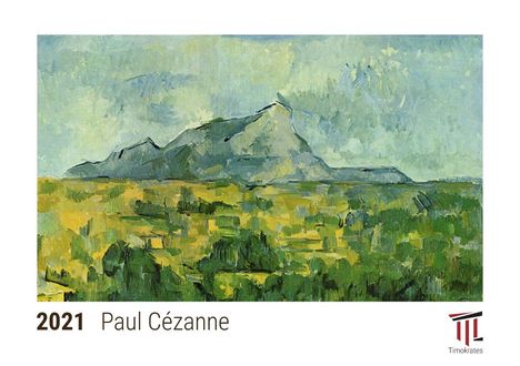 Paul Cézanne 2021 - Timokrates Kalender, Tischkalender, Bildkalender - DIN A5 (21 x 15 cm), Kalender