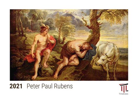 Peter Paul Rubens 2021 - Timokrates Kalender, Tischkalender, Bildkalender - DIN A5 (21 x 15 cm), Kalender