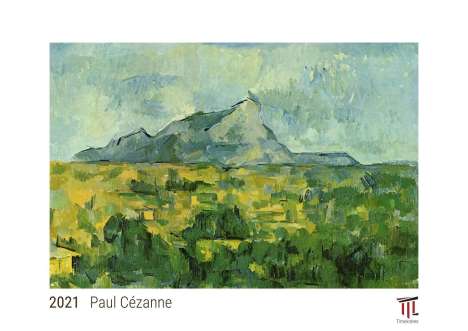 Paul Cézanne 2021 - White Edition - Timokrates Kalender, Wandkalender, Bildkalender - DIN A4 (ca. 30 x 21 cm), Kalender