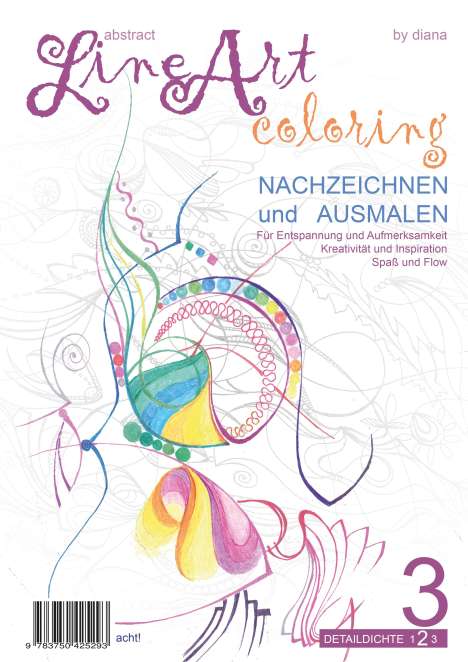 Diana Lüchem: Lüchem, D: Abstract Line Art Coloring, Buch