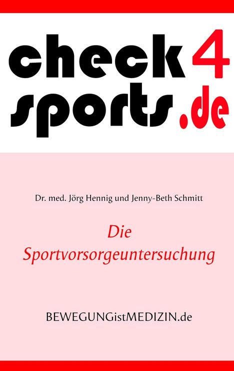 Jörg Hennig: check4sports®, Buch