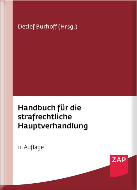 Annika Hirsch: Handbuch für die strafrechtliche Hauptverhandlung, Buch