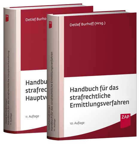 Paket Handbuch für das strafrechtliche Ermittlungsverfahren und Handbuch für die strafrechtliche Hauptverhandlung, Buch