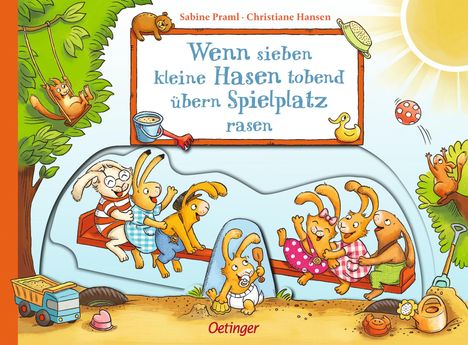 Sabine Praml: Wenn sieben kleine Hasen tobend übern Spielplatz rasen, Buch