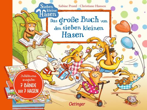 Sabine Praml: Das große Buch von den sieben kleinen Hasen, Buch