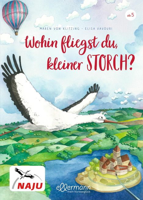 Maren von Klitzing: Wohin fliegst du, kleiner Storch?, Buch