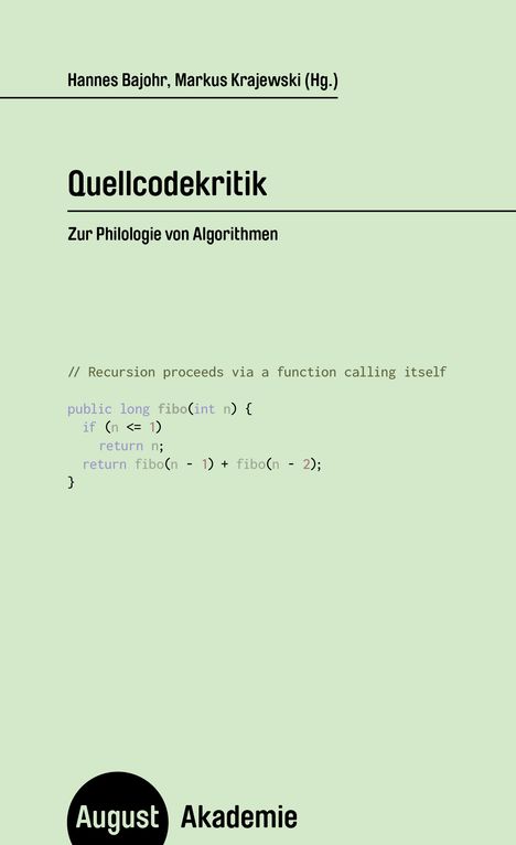 Quellcodekritik, Buch