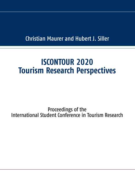 Christian Maurer: ISCONTOUR 2020 Tourism Research Perspectives, Buch