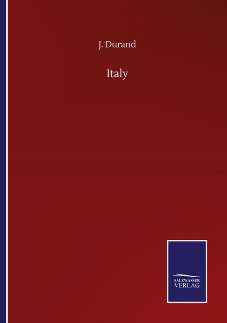 J. Durand: Italy, Buch