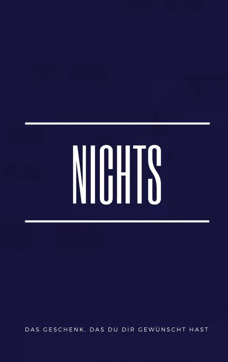 Caroline Stern: Nichts, Buch