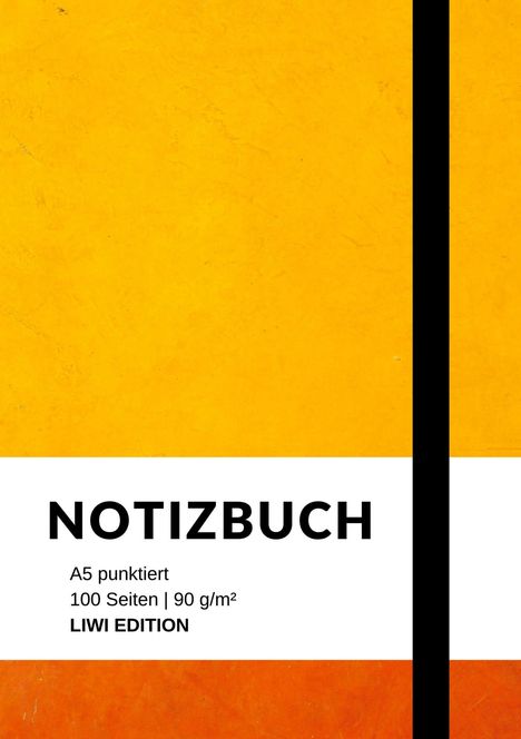 Notizbuch A5: Notizbuch A5 punktiert - 100 Seiten 90g/m² - Soft Cover - FSC Papier, Buch