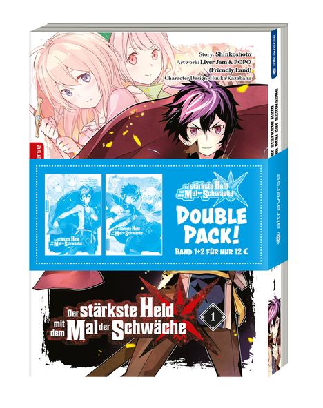 Shinkoshoto: Der stärkste Held mit dem Mal der Schwäche Double Pack 01 &amp; 02, Buch