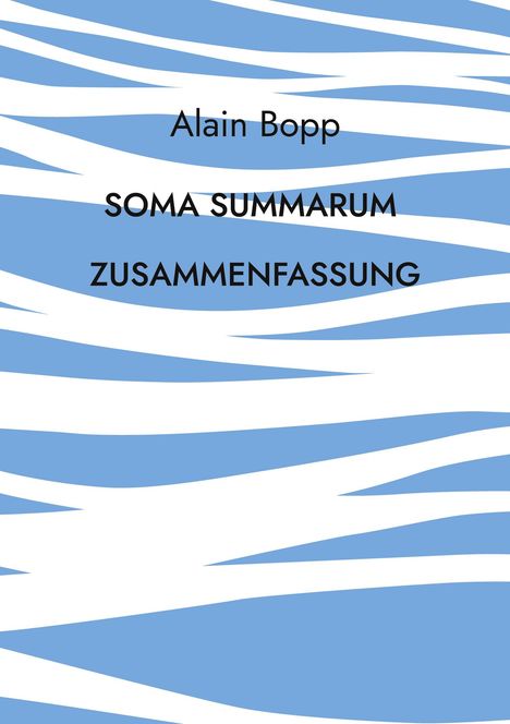 Alain Bopp: Soma Summarum Zusammenfassung, Buch