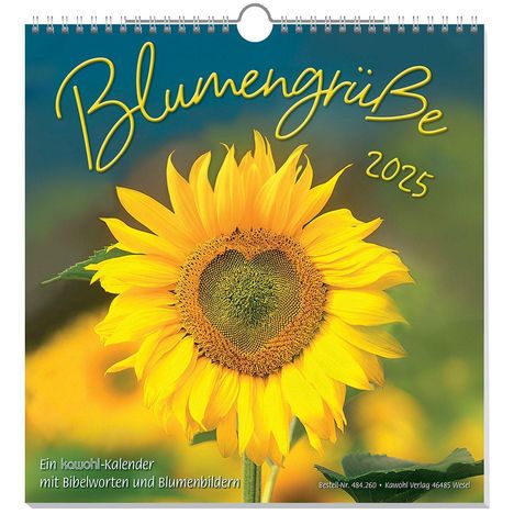 Blumengrüße 2025, Kalender
