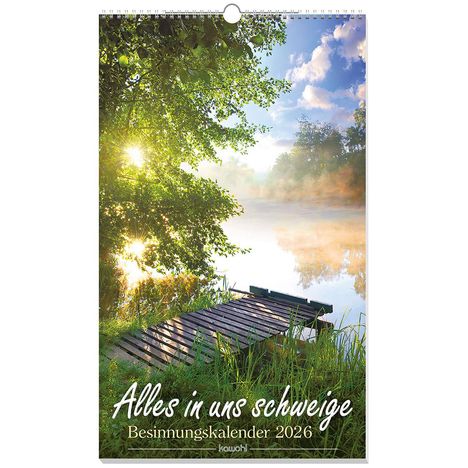 Alles in uns schweige 2026, Kalender