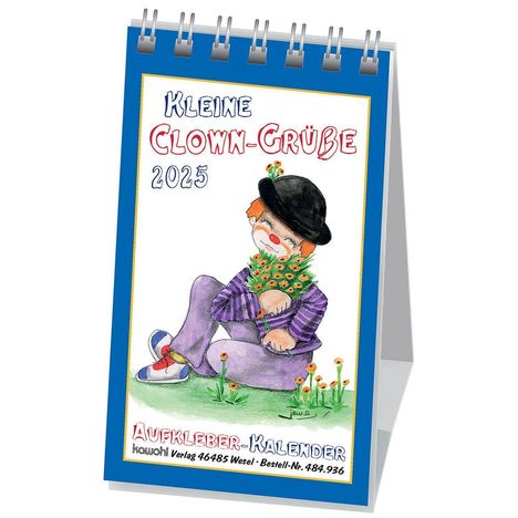 Kleine Clown-Grüße 2025, Kalender