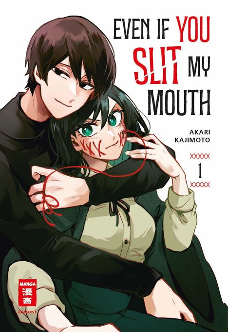 Akari Kajimoto: Even if you slit my Mouth 01, Buch