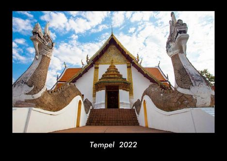 Tobias Becker: Tempel 2022 Fotokalender DIN A3, Kalender