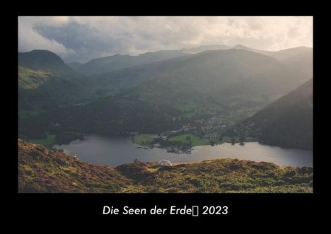 Tobias Becker: Die Seen der Erde 2023 Fotokalender DIN A3, Kalender