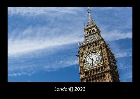 Tobias Becker: London 2023 Fotokalender DIN A3, Kalender