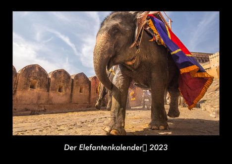Tobias Becker: Der Elefantenkalender 2023 Fotokalender DIN A3, Kalender